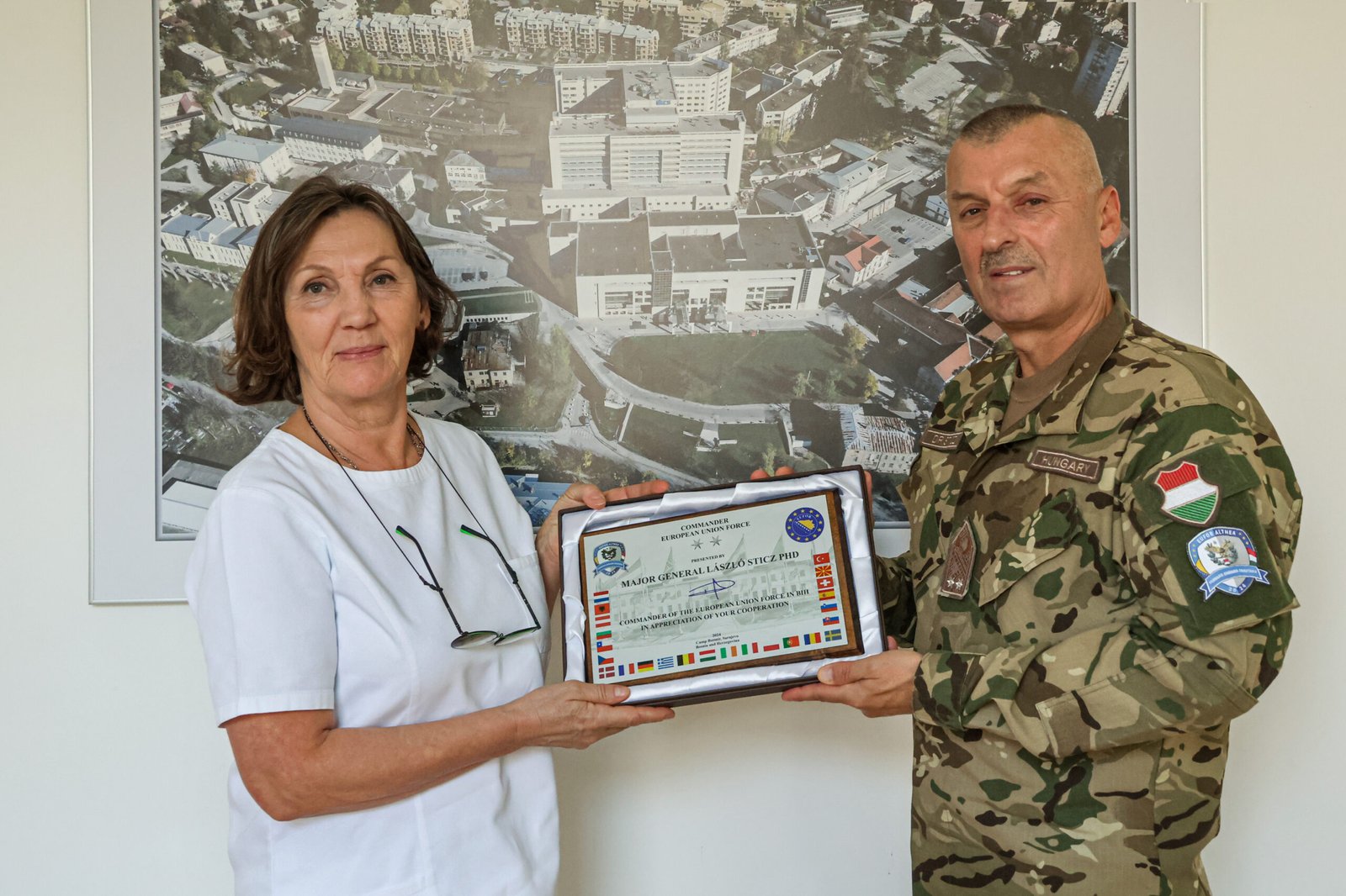 KOMANDANT EUFOR-a U BOSNI I HERCEGOVINI, GENERAL – MAJOR LASZLO STICZ POSJETIO KCUS