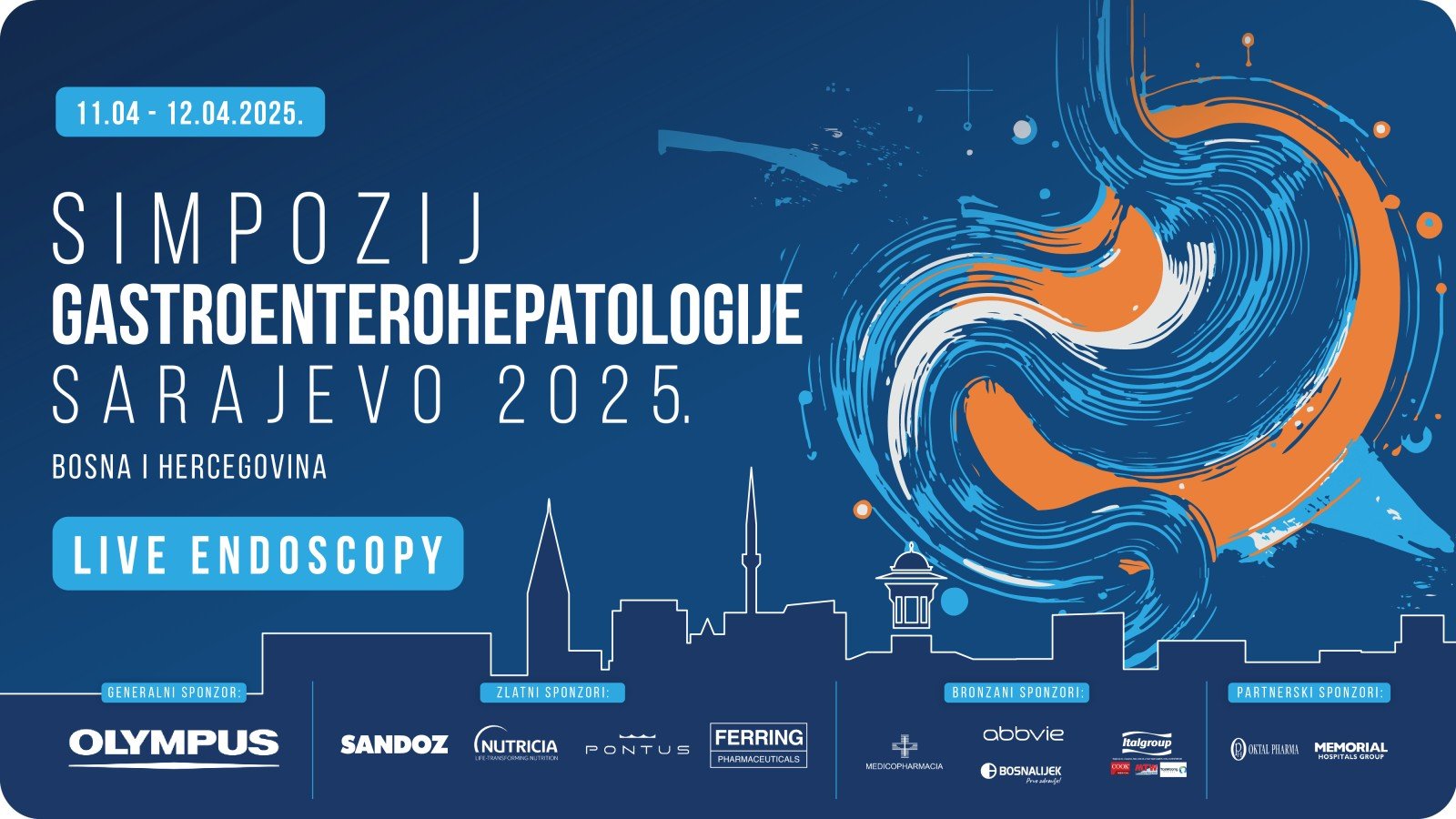 SIMPOZIJUM GASTROENTEROHEPATOLOGIJE 2025: EMINENTNI STRUČNJACI, ENDOSKOPSKE PROCEDURE, STRUČNA PREDAVANJA